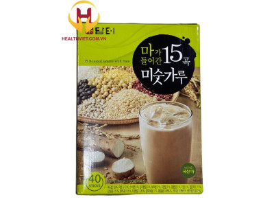 Bột Ngũ Cốc Damtuh 15 Loại Hạt Hàn Quốc - Hộp 40 Gói