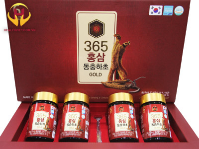 Cao Hồng Sâm Đông Trùng Hạ Thảo 365 Gold