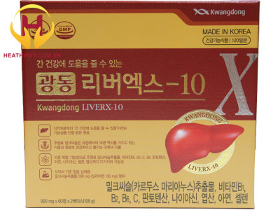 Viên uống bổ gan thải độc Kwangdong LiverX - 10